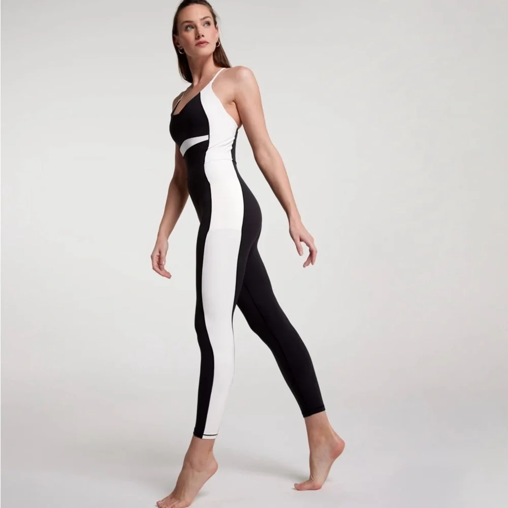 CALIA by Carrie Underwood Black and White Jumpsuit - Picture 4 of 7